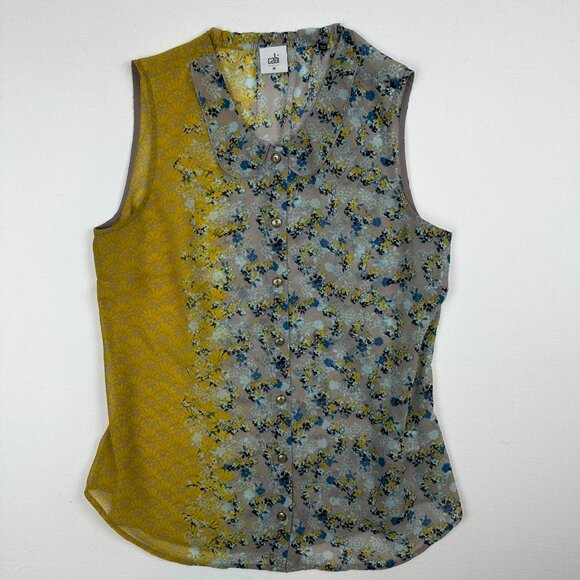 Cabi Chiffon sleeveless shirt - Picture 1 of 8